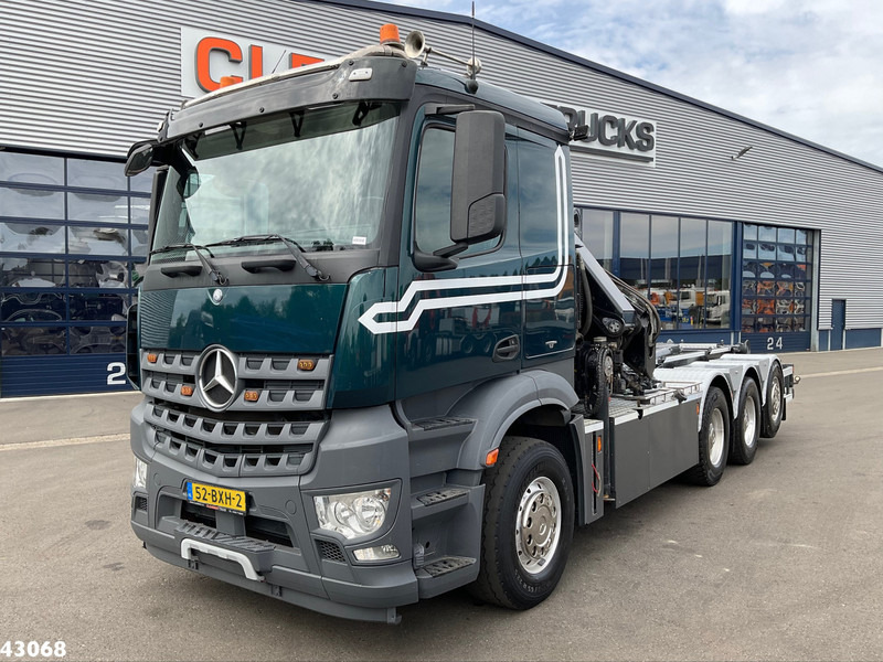 Mercedes-Benz Arocs 3251 8x4 Euro 6 Hiab 28 Tonmeter laadkraan - Abrollkipper, Autokran: das Bild 2 Mercedes-Benz Arocs 3251 8x4 Euro 6 Hiab 28 Tonmeter laadkraan - Abrollkipper, Autokran: das Bild 2