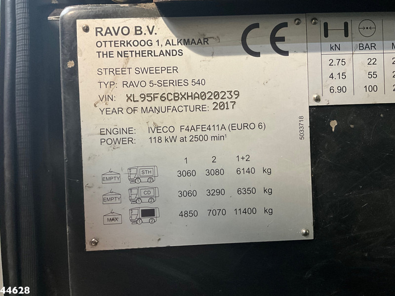Kehrmaschine Ravo 540 Euro 6 with 3-rd brush: das Bild 19