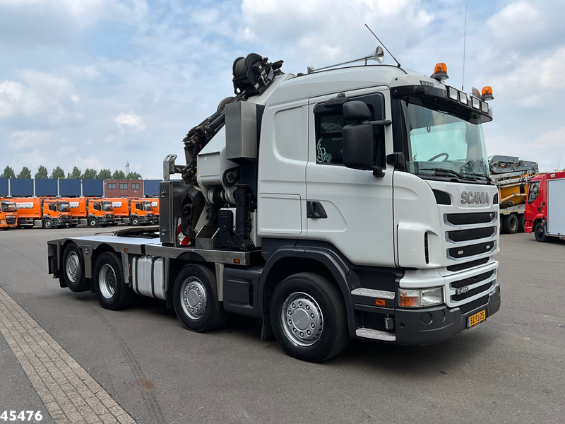 Scania G 480 HMF 85 Tonmeter laadkraan + Fly-Jib - Autokran: das Bild 4 Scania G 480 HMF 85 Tonmeter laadkraan + Fly-Jib - Autokran: das Bild 4