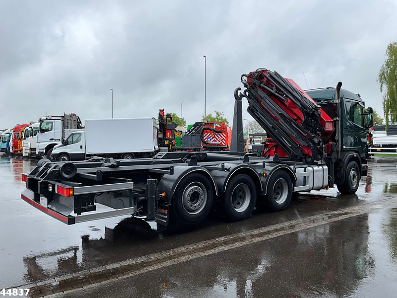 Scania G480 8x4 HMF 60 Tonmeter laadkraan + Fly-jib - Abrollkipper, Autokran: das Bild 5 Scania G480 8x4 HMF 60 Tonmeter laadkraan + Fly-jib - Abrollkipper, Autokran: das Bild 5