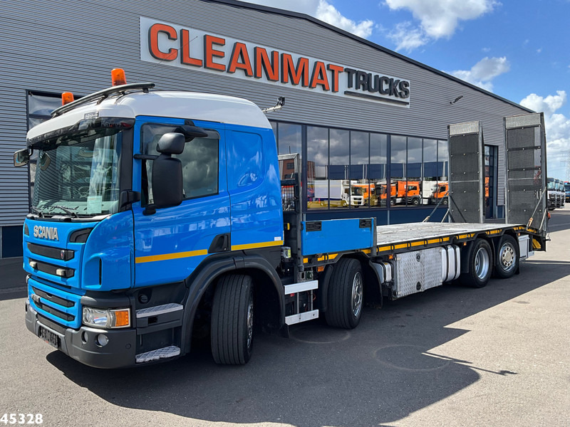 Scania P 410 8x2 Euro 6 Retarder Autotransporter met hydraulische oprijrampen - Autotransporter LKW: das Bild 1 Scania P 410 8x2 Euro 6 Retarder Autotransporter met hydraulische oprijrampen - Autotransporter LKW: das Bild 1
