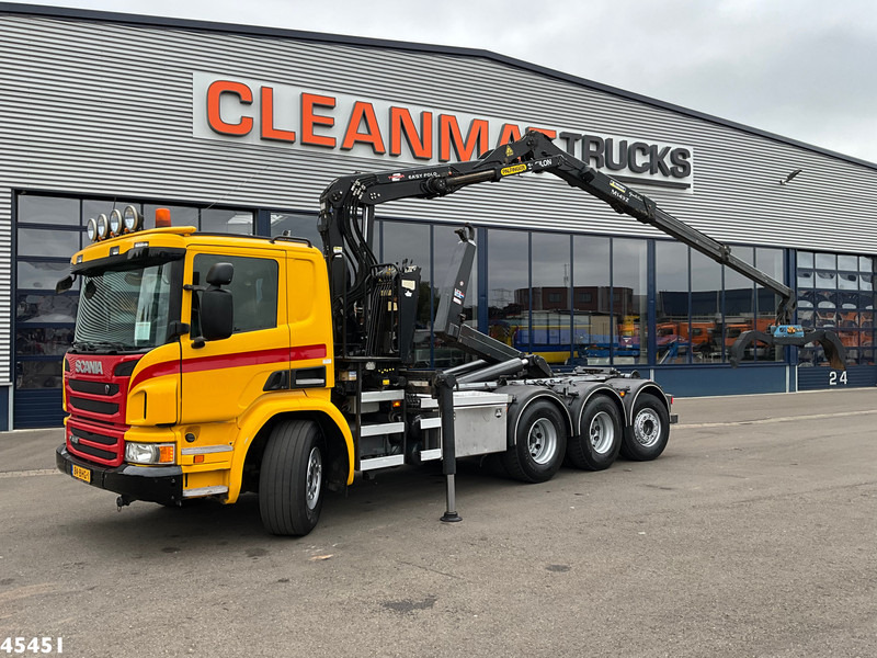 Scania P 410 8x4 Euro 6 Palfinger 14 Tonmeter Z-kraan - Abrollkipper, Autokran: das Bild 1 Scania P 410 8x4 Euro 6 Palfinger 14 Tonmeter Z-kraan - Abrollkipper, Autokran: das Bild 1