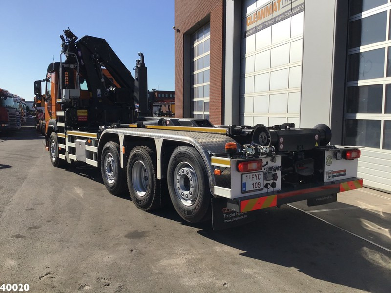 Volvo FM 420 8x2 HMF 28 ton/meter laadkraan Welvaarts weighing system - Abrollkipper, Autokran: das Bild 3 Volvo FM 420 8x2 HMF 28 ton/meter laadkraan Welvaarts weighing system - Abrollkipper, Autokran: das Bild 3