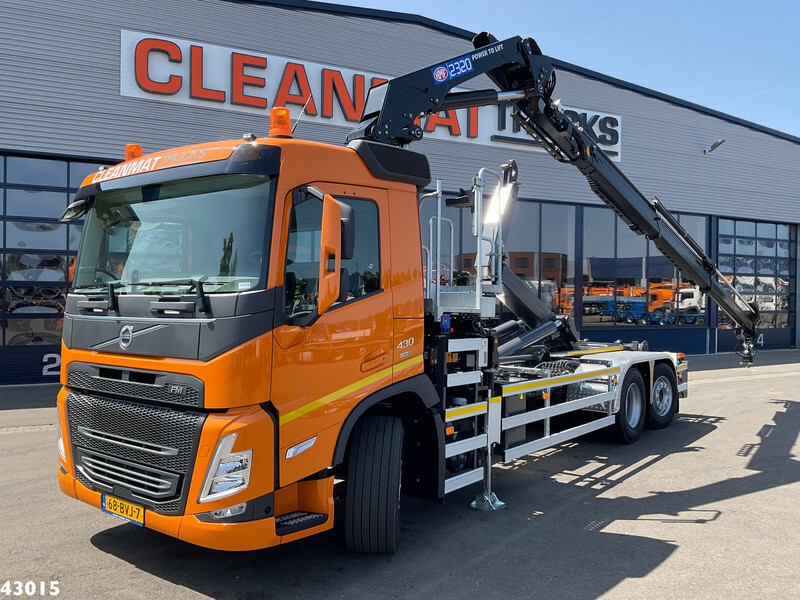 Volvo FM 430 HMF 23 Tonmeter laadkraan - Abrollkipper, Autokran: das Bild 1 Volvo FM 430 HMF 23 Tonmeter laadkraan - Abrollkipper, Autokran: das Bild 1