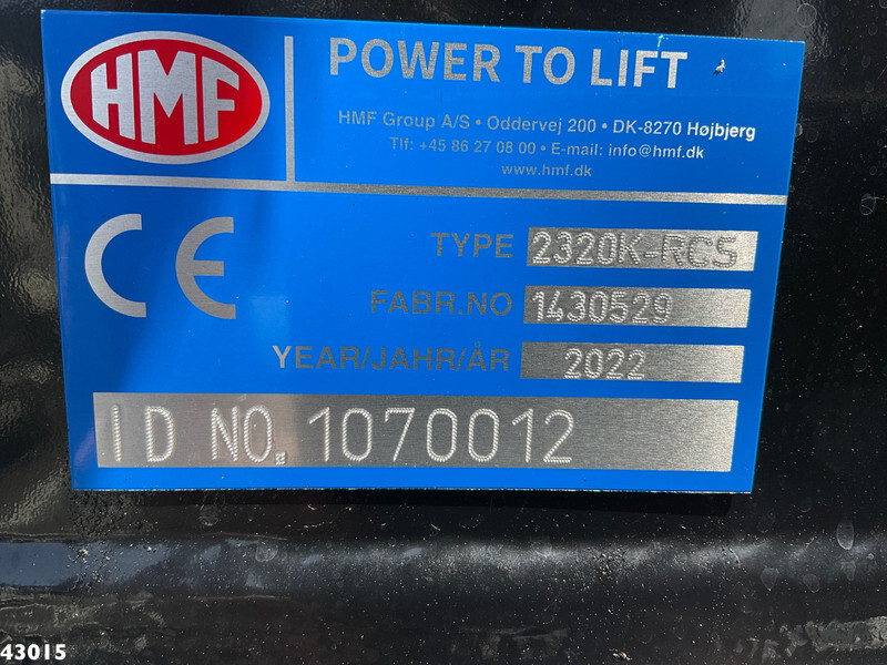 Abrollkipper, Autokran Volvo FM 430 HMF 23 Tonmeter laadkraan: das Bild 19