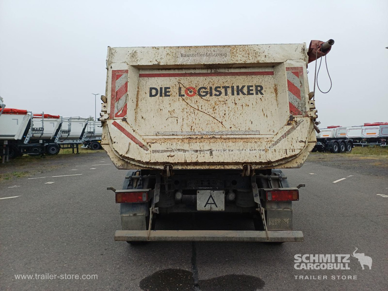 Kipper Auflieger SCHMITZ Auflieger Kipper Stahlrundmulde 24m³: das Bild 8