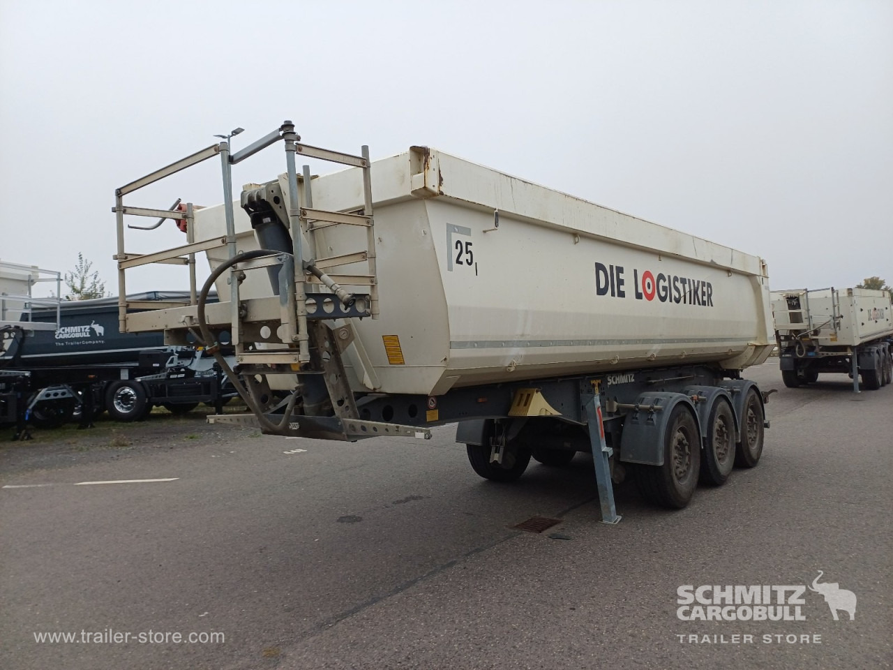 Kipper Auflieger SCHMITZ Auflieger Kipper Stahlrundmulde 24m³: das Bild 6