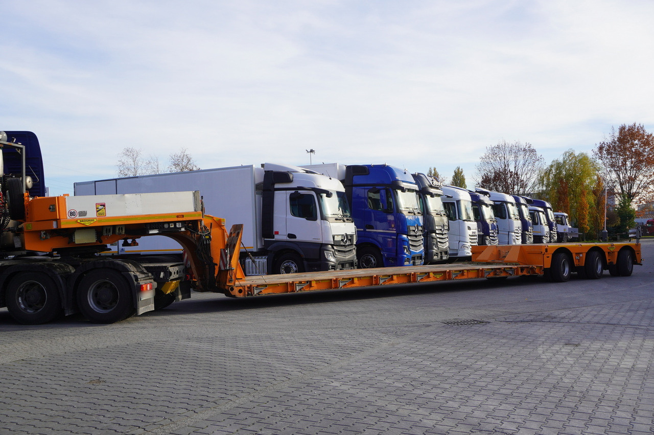 BROSHUIS 3ABD-48 61.0t TiefBet low-loader semi-trailer / 40 tons cap. / 3 steering axles / hydraulic suspension - Tieflader Auflieger: das Bild 3 BROSHUIS 3ABD-48 61.0t TiefBet low-loader semi-trailer / 40 tons cap. / 3 steering axles / hydraulic suspension - Tieflader Auflieger: das Bild 3