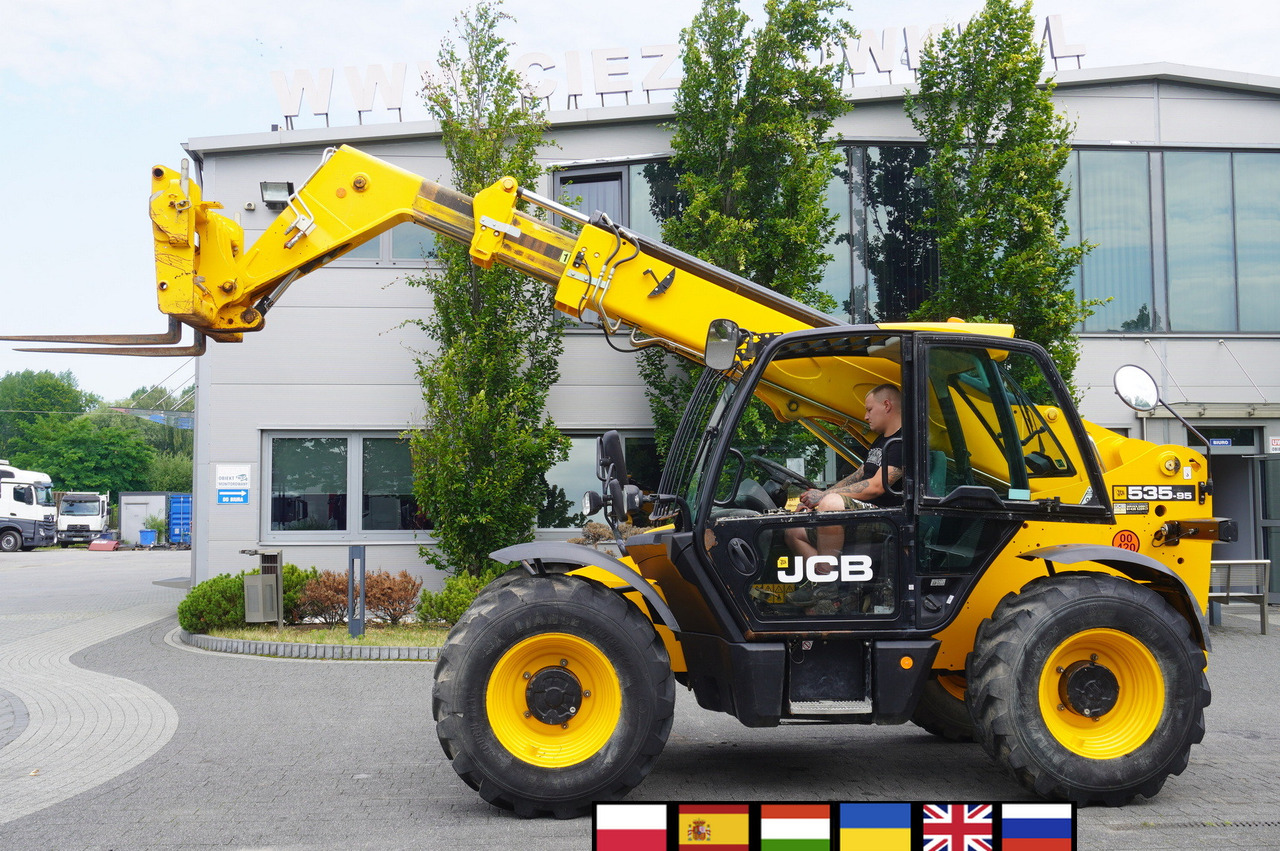 JCB 535-95 / 3.5 T / range 9.5 m / joystick / 2021 - Teleskopradlader: das Bild 1 JCB 535-95 / 3.5 T / range 9.5 m / joystick / 2021 - Teleskopradlader: das Bild 1