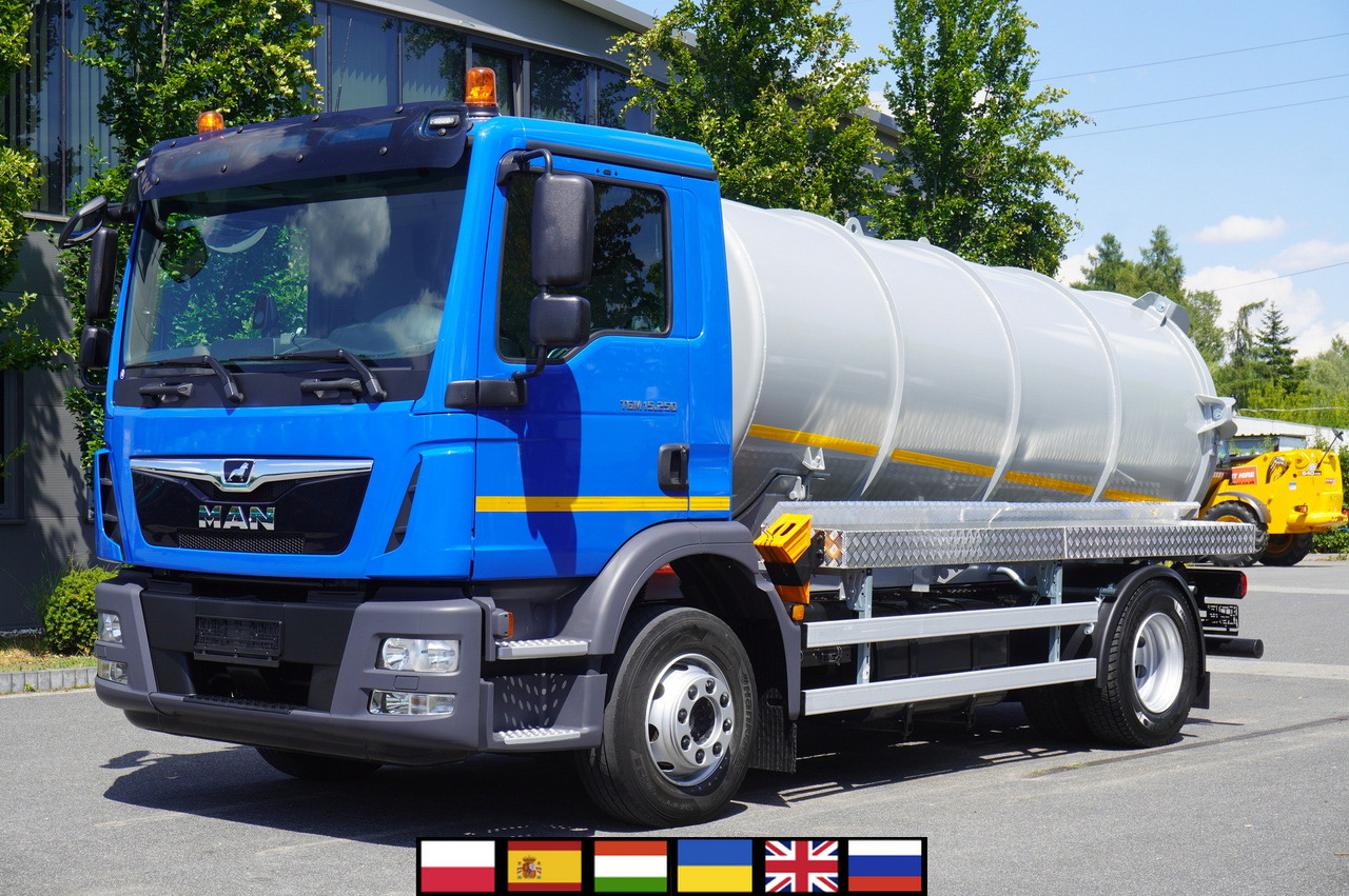 MAN TGM 15.250 / NEW septic tank (07/2025) superstructure 8000 l / 160 tho. km! - Tankwagen: das Bild 1 MAN TGM 15.250 / NEW septic tank (07/2025) superstructure 8000 l / 160 tho. km! - Tankwagen: das Bild 1