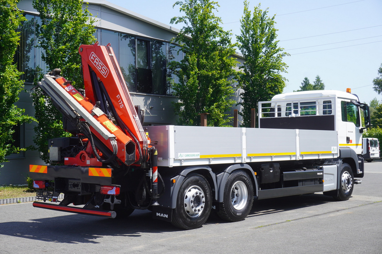 MAN TGS 26.360 Flatbed / Fassi F175 7.7 T / steered 3rd axle - Autokran: das Bild 5 MAN TGS 26.360 Flatbed / Fassi F175 7.7 T / steered 3rd axle - Autokran: das Bild 5