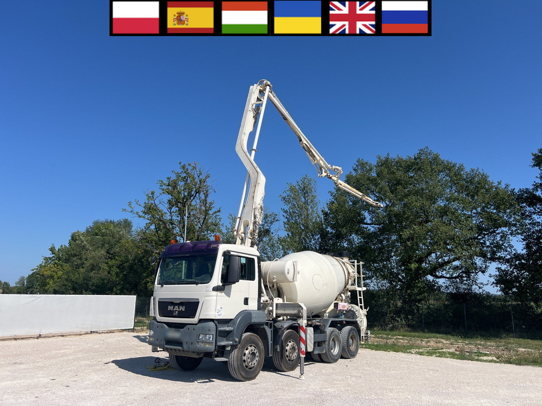 MAN TGS 32.400 8x4 Concrete Mixer Pump truck / 426 MTH !!! / 18 meters - Betonpumpe: das Bild 1 MAN TGS 32.400 8x4 Concrete Mixer Pump truck / 426 MTH !!! / 18 meters - Betonpumpe: das Bild 1