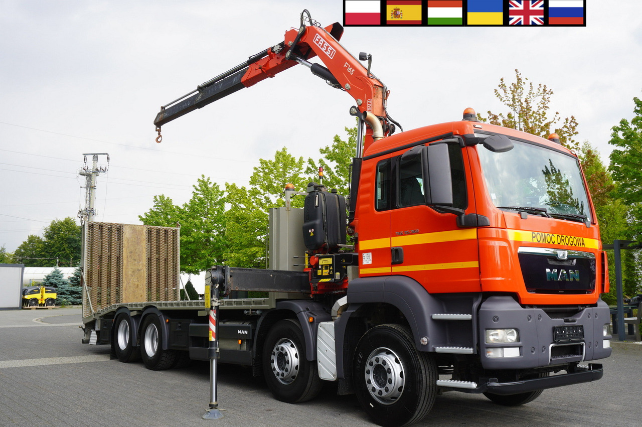 MAN TGS 35.360 E5 8x2 / FASSI F165 / 5.4 T cap. / 8.25 m reach - Autotransporter LKW, Autokran: das Bild 1 MAN TGS 35.360 E5 8x2 / FASSI F165 / 5.4 T cap. / 8.25 m reach - Autotransporter LKW, Autokran: das Bild 1