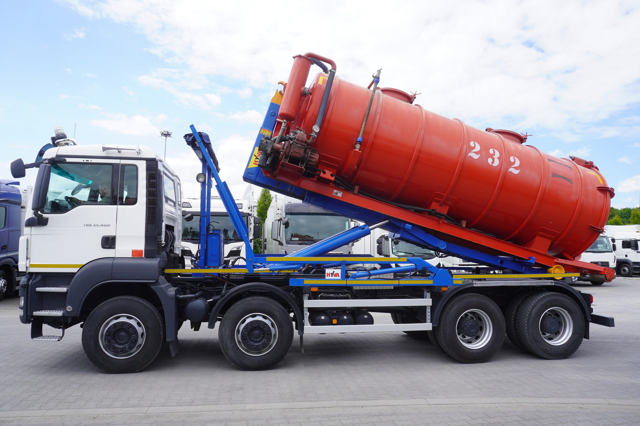 MAN TGS 35.400 8 × 4 E5 / HYVA HOOK LIFT 32.56 SE / Septic barrel 13000 L - Güllefass: das Bild 3 MAN TGS 35.400 8 × 4 E5 / HYVA HOOK LIFT 32.56 SE / Septic barrel 13000 L - Güllefass: das Bild 3