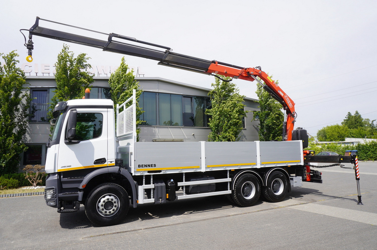 MERCEDES-BENZ AROCS 2636 Flatbed / HDS FASSI F175 7.7 T / 150,000 km - Autokran: das Bild 4 MERCEDES-BENZ AROCS 2636 Flatbed / HDS FASSI F175 7.7 T / 150,000 km - Autokran: das Bild 4