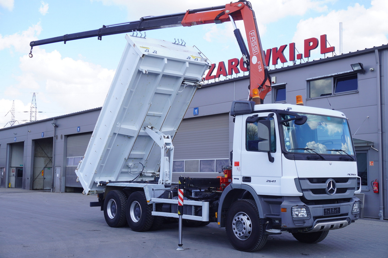 MERCEDES-BENZ Actros 2641 6×4 E5 / Crane / Dumper / 110000 km! - Pritsche LKW, Autokran: das Bild 1 MERCEDES-BENZ Actros 2641 6×4 E5 / Crane / Dumper / 110000 km! - Pritsche LKW, Autokran: das Bild 1