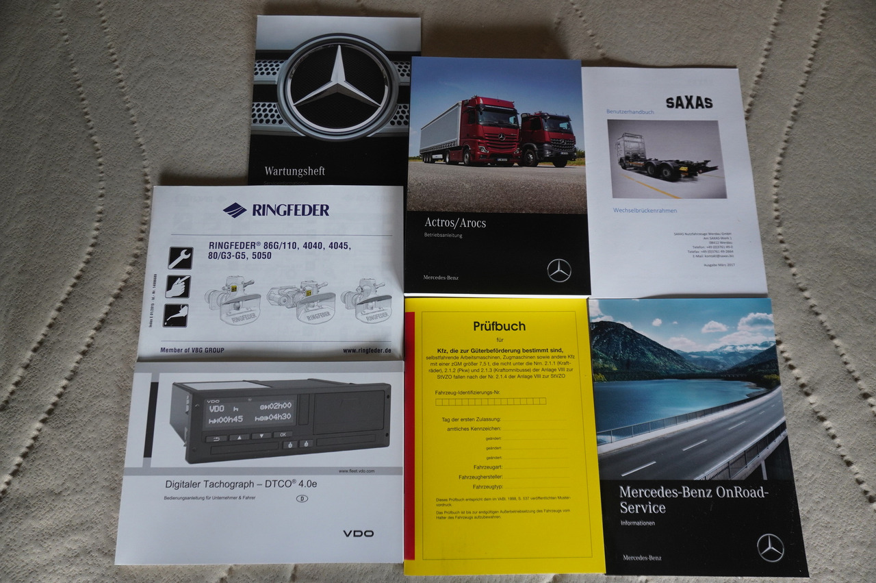 Containerwagen/ Wechselfahrgestell LKW MERCEDES-BENZ Actros L 2545 MP5 / BDF / 2022 / 290 tho. km: das Bild 26