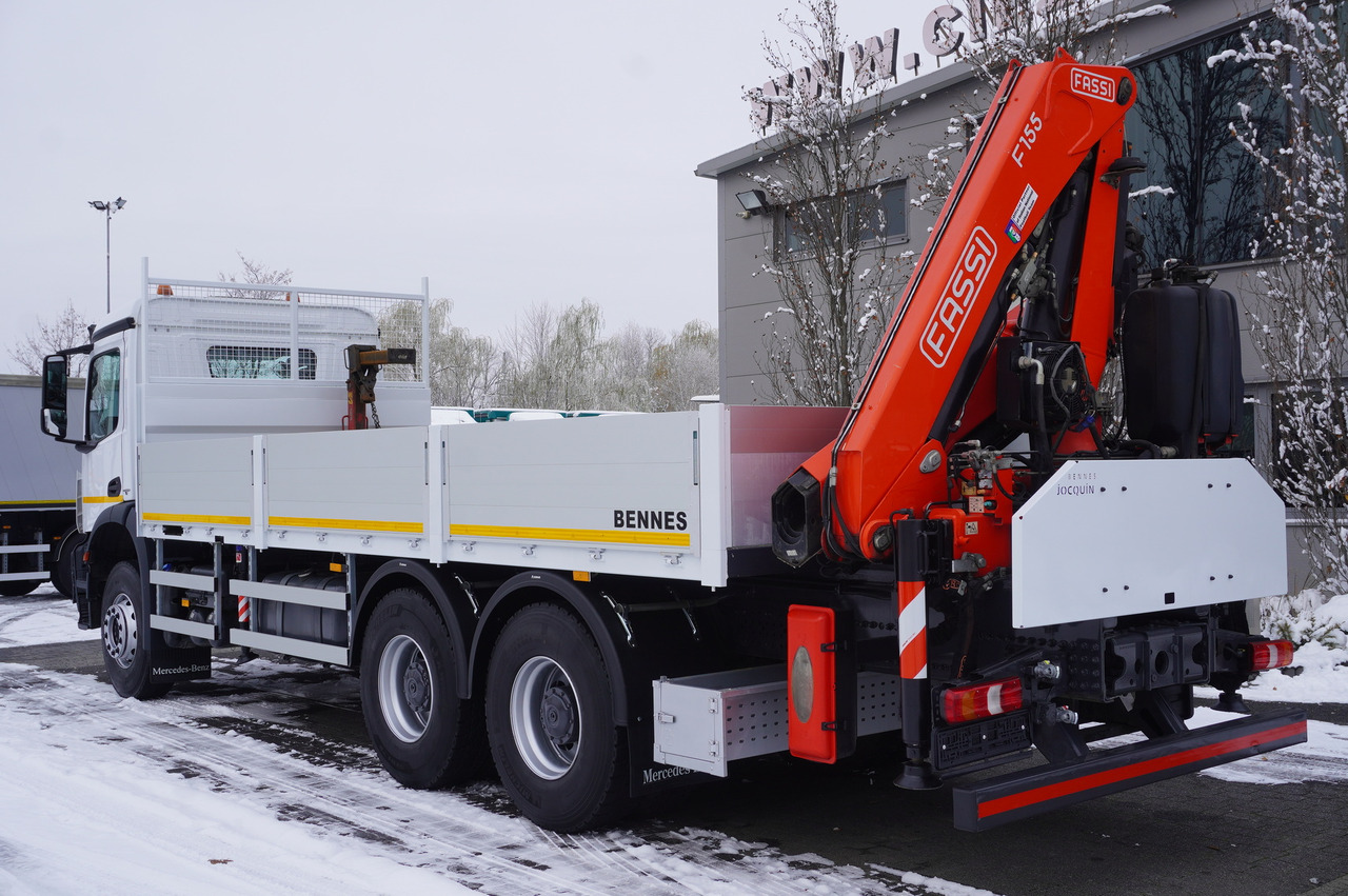 MERCEDES-BENZ Arocs 2633 flatbed truck / Crane FASSI F155A.0.23 / REMOTE CONTROL / 230,000 km - Autokran: das Bild 3 MERCEDES-BENZ Arocs 2633 flatbed truck / Crane FASSI F155A.0.23 / REMOTE CONTROL / 230,000 km - Autokran: das Bild 3