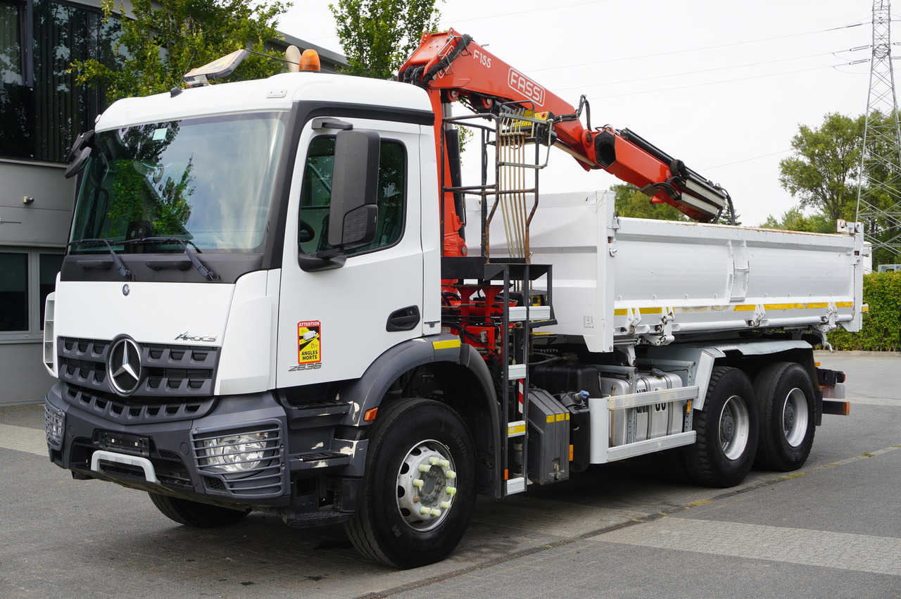 MERCEDES-BENZ Arocs 2636 / 6x4 / HDS Fassi / 3-Way Tipper / Bortmatic - Kipper, Autokran: das Bild 4 MERCEDES-BENZ Arocs 2636 / 6x4 / HDS Fassi / 3-Way Tipper / Bortmatic - Kipper, Autokran: das Bild 4