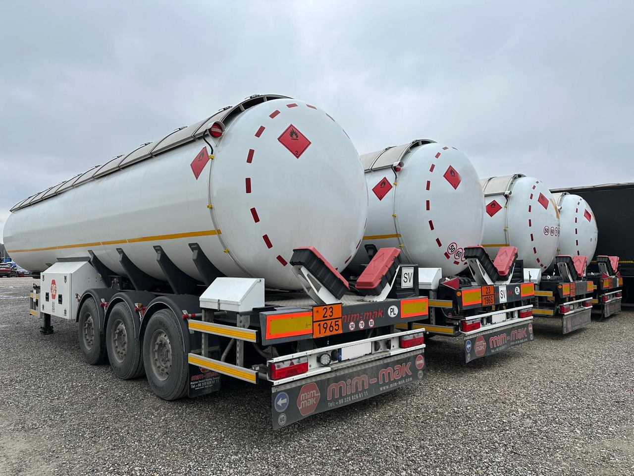 MIMMAK Gas tank semi-trailer MM312 / 2024 / 4 units - Tankauflieger: das Bild 1 MIMMAK Gas tank semi-trailer MM312 / 2024 / 4 units - Tankauflieger: das Bild 1
