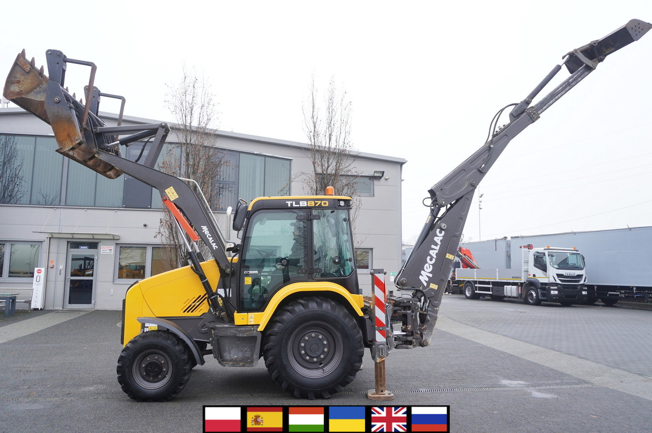Mecalac TLB870 backhoe loader / 1990 MTH! / joysticks - Baggerlader: das Bild 1 Mecalac TLB870 backhoe loader / 1990 MTH! / joysticks - Baggerlader: das Bild 1