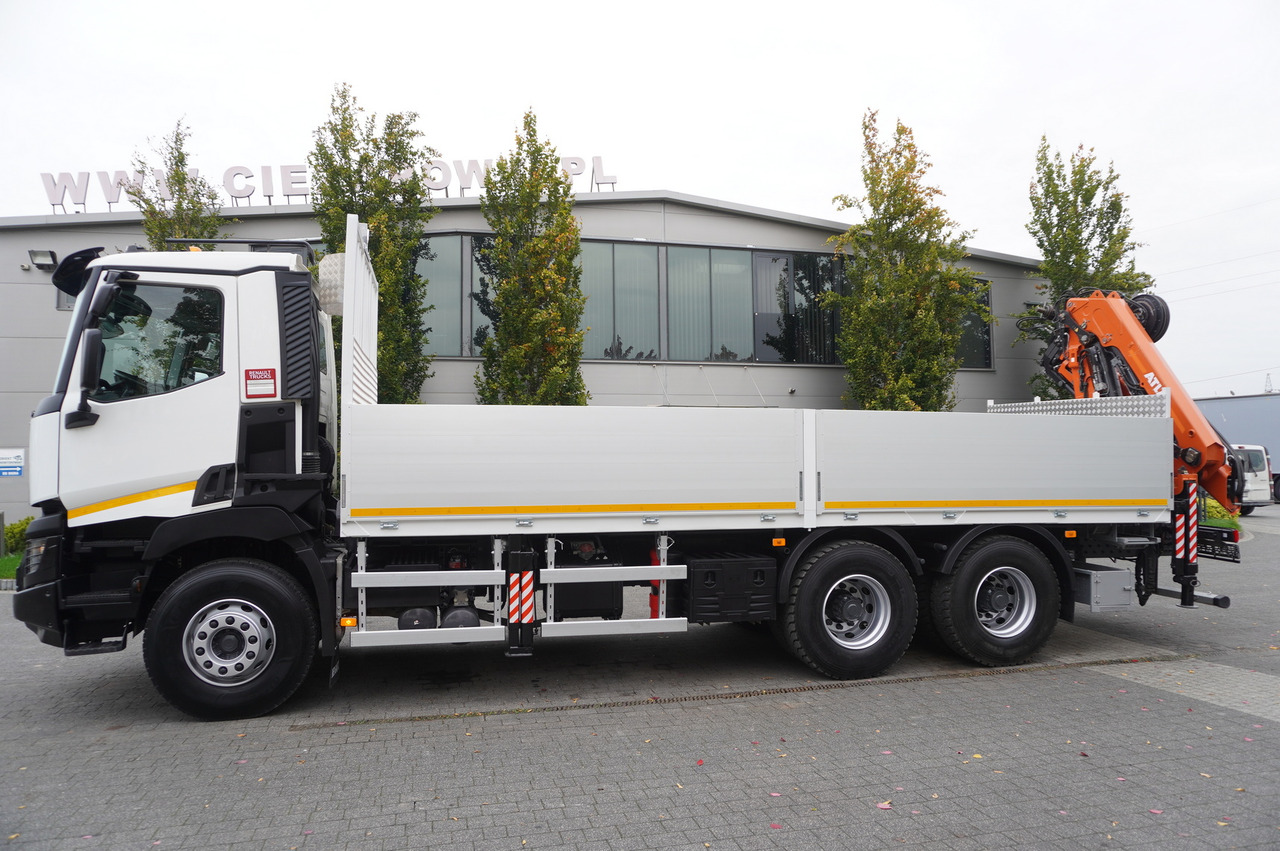 RENAULT C380 Comfort 6x4 / Atlas 172.3E crane / Range 12.3 m / capacity 6.1 t / Flatbed 17 EPAL - Pritsche LKW, Autokran: das Bild 4 RENAULT C380 Comfort 6x4 / Atlas 172.3E crane / Range 12.3 m / capacity 6.1 t / Flatbed 17 EPAL - Pritsche LKW, Autokran: das Bild 4