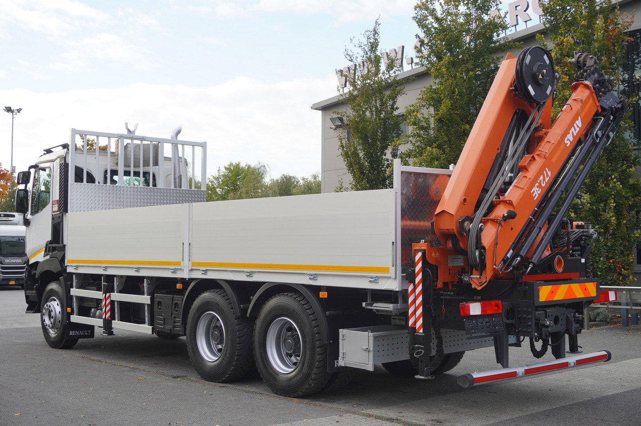 RENAULT C380 Comfort 6x4 / Atlas 172.3E crane / Range 12.3 m / capacity 6.1 t / Flatbed 17 EPAL - Pritsche LKW, Autokran: das Bild 5 RENAULT C380 Comfort 6x4 / Atlas 172.3E crane / Range 12.3 m / capacity 6.1 t / Flatbed 17 EPAL - Pritsche LKW, Autokran: das Bild 5
