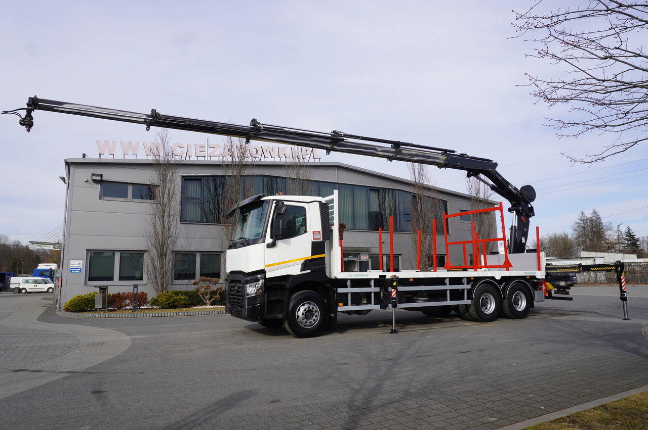 RENAULT C430 / 15 m crane HIAB 244 EP-5 HIDUO 8400 kg / Platform with stanchions - Autokran: das Bild 5 RENAULT C430 / 15 m crane HIAB 244 EP-5 HIDUO 8400 kg / Platform with stanchions - Autokran: das Bild 5