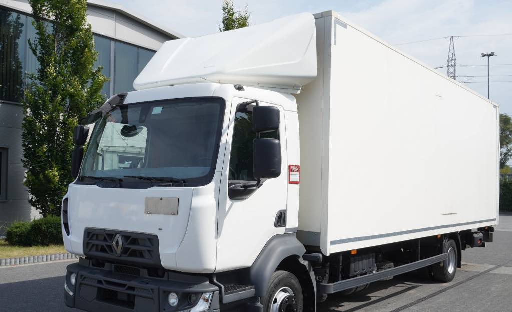 RENAULT D12 E6 / Container 18 pallets / tail lift - Koffer LKW: das Bild 1 RENAULT D12 E6 / Container 18 pallets / tail lift - Koffer LKW: das Bild 1