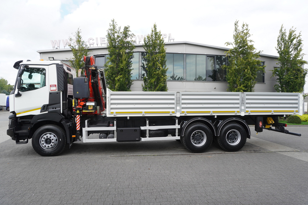 RENAULT K380 6×4 / FASSI F175 crane 7.85 t / 120 thousand km! / 2-sided tipper - Autokran: das Bild 5 RENAULT K380 6×4 / FASSI F175 crane 7.85 t / 120 thousand km! / 2-sided tipper - Autokran: das Bild 5