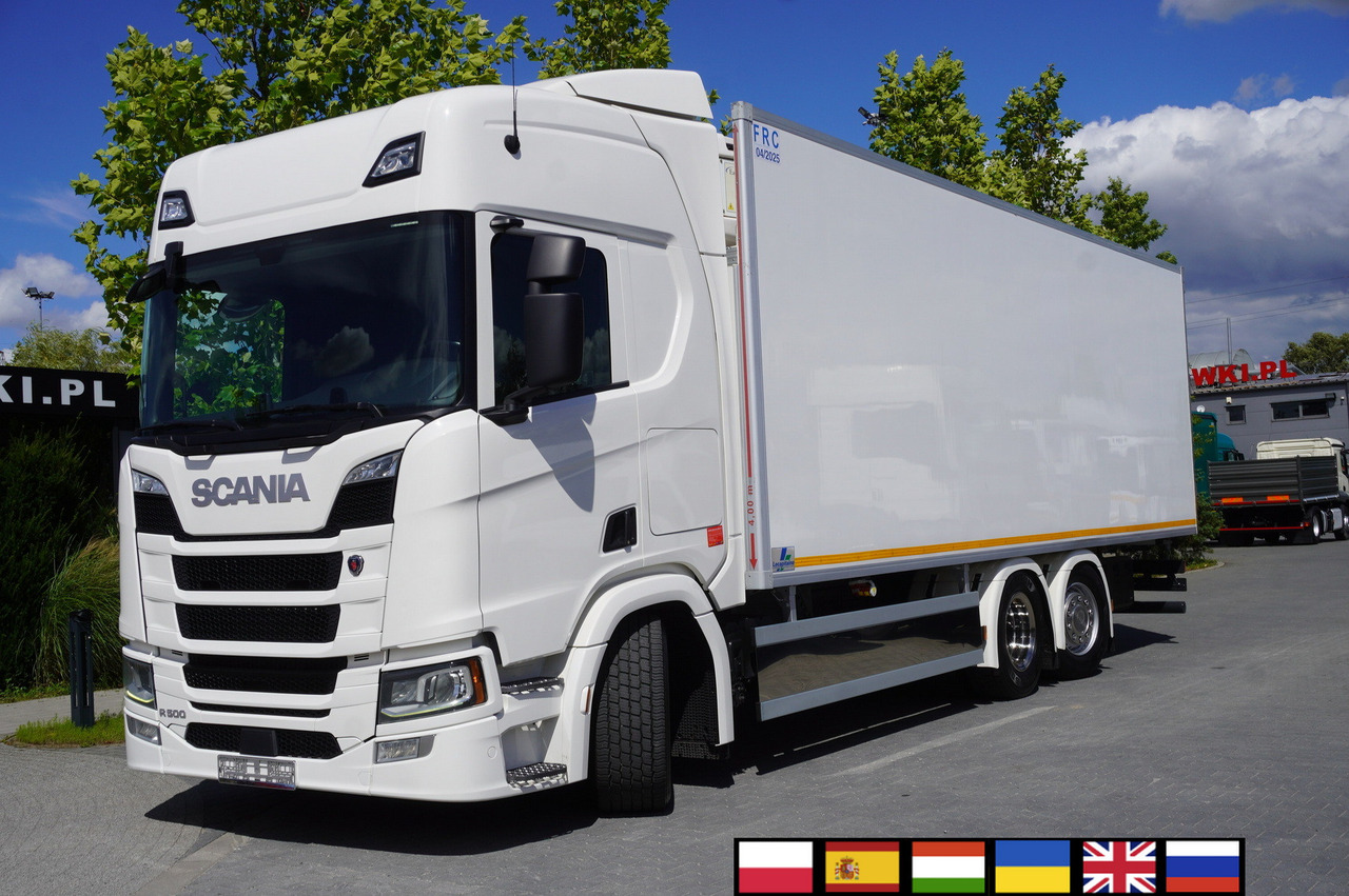 SCANIA R500 / Lecapitaine refrigerator 20 EPAL / Carrier Supra 950 / Steered 3rd axle - Kühlkoffer LKW: das Bild 1 SCANIA R500 / Lecapitaine refrigerator 20 EPAL / Carrier Supra 950 / Steered 3rd axle - Kühlkoffer LKW: das Bild 1