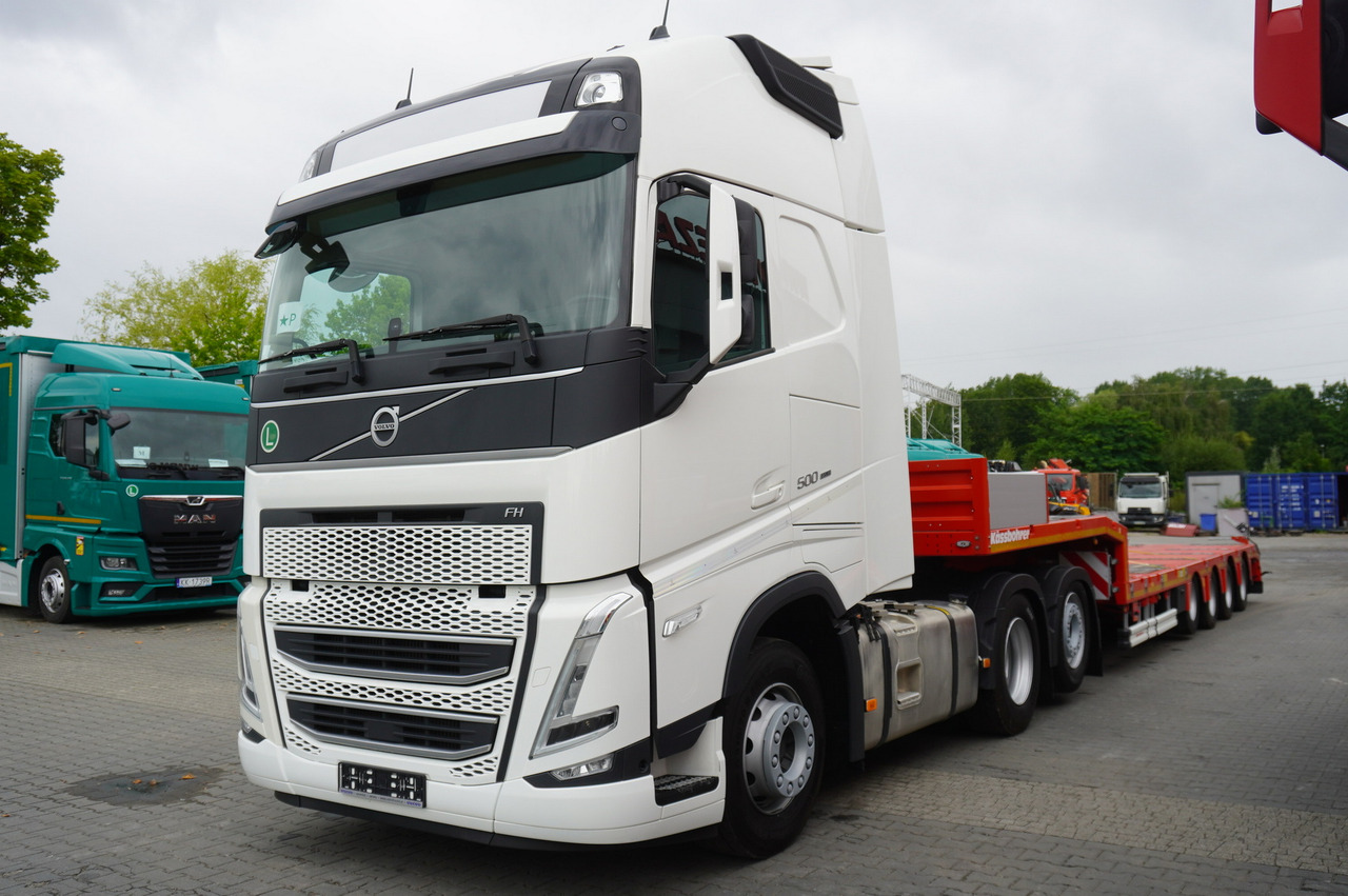 VOLVO FH 500 6 × 2 Globetrotter XL / 2023 / 114 thousand km / Brand-new low-loader Kässbohrer LB3E semi-trailer - Autotransporter LKW: das Bild 5 VOLVO FH 500 6 × 2 Globetrotter XL / 2023 / 114 thousand km / Brand-new low-loader Kässbohrer LB3E semi-trailer - Autotransporter LKW: das Bild 5