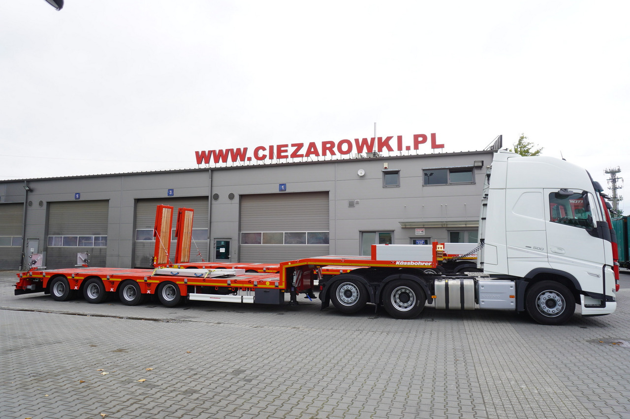 VOLVO FH 500 6 × 2 Globetrotter XL / 2023 / 114 thousand km / Brand-new low-loader Kässbohrer LB3E semi-trailer - Autotransporter LKW: das Bild 2 VOLVO FH 500 6 × 2 Globetrotter XL / 2023 / 114 thousand km / Brand-new low-loader Kässbohrer LB3E semi-trailer - Autotransporter LKW: das Bild 2