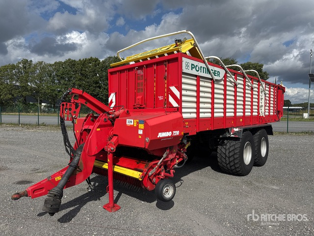 2013 Poettinger Jumbo 7210 D T/A Drawbar Silage Wagon - Ladewagen: das Bild 2 2013 Poettinger Jumbo 7210 D T/A Drawbar Silage Wagon - Ladewagen: das Bild 2
