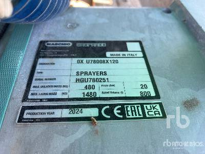 MASCHIO GASPARDO SAURO 800/12 12 m (Unused) - Pflanzenschutzspritze: das Bild 5 MASCHIO GASPARDO SAURO 800/12 12 m (Unused) - Pflanzenschutzspritze: das Bild 5