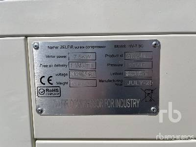 ZELFIR HV-7.5G 7.5kW (Unused) - Luftkompressor: das Bild 5 ZELFIR HV-7.5G 7.5kW (Unused) - Luftkompressor: das Bild 5