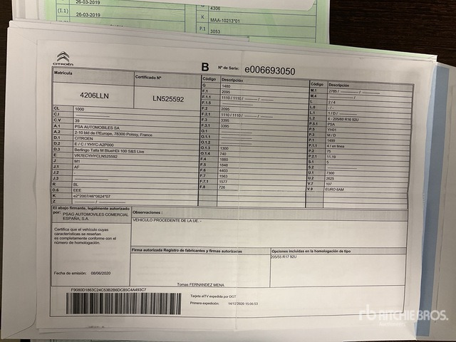 2020 Citroen Berlingo Passenger Van - Kleinbus, Personentransporter: das Bild 2 2020 Citroen Berlingo Passenger Van - Kleinbus, Personentransporter: das Bild 2