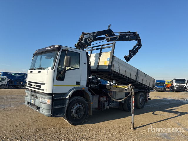 1997 Iveco MT190E30 1996 Hiab 195-4 6500 kg on 6x2 Dump Truck with Crane - Kipper: das Bild 1 1997 Iveco MT190E30 1996 Hiab 195-4 6500 kg on 6x2 Dump Truck with Crane - Kipper: das Bild 1