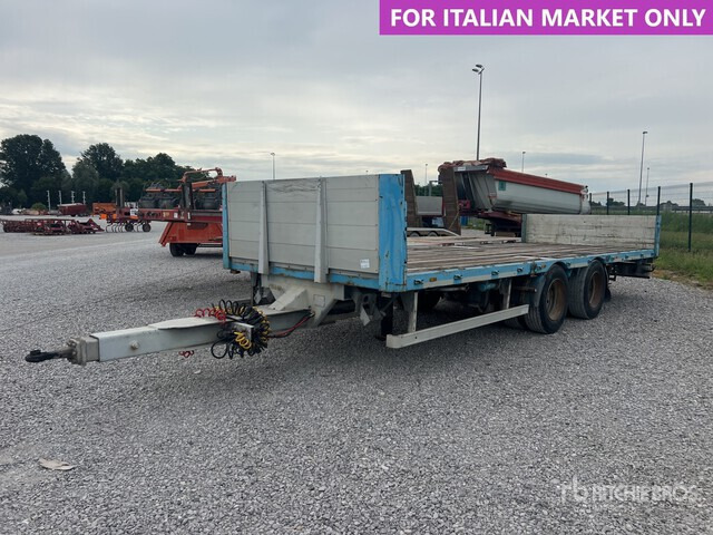 2002 Pezzaioli BC22G/20 T/A Trailer :Misc. Trailer - Pritschenanhänger/ Plattformanhänger: das Bild 2 2002 Pezzaioli BC22G/20 T/A Trailer :Misc. Trailer - Pritschenanhänger/ Plattformanhänger: das Bild 2