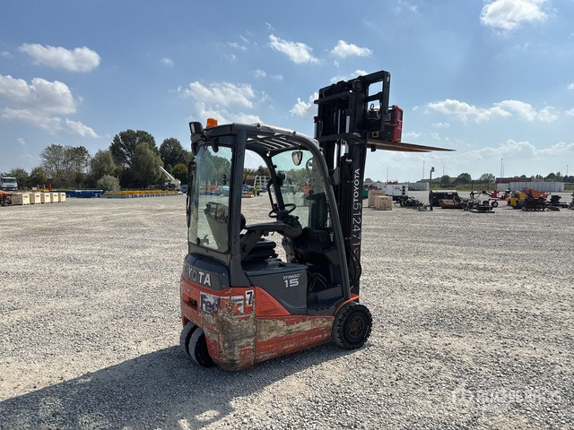 2017 Toyota 8FBET15 1500 kg Electric Forklift - Elektrostapler: das Bild 4 2017 Toyota 8FBET15 1500 kg Electric Forklift - Elektrostapler: das Bild 4