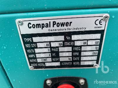 COMPAL VG-R50 50kW (Unused) - Stromgenerator: das Bild 5 COMPAL VG-R50 50kW (Unused) - Stromgenerator: das Bild 5