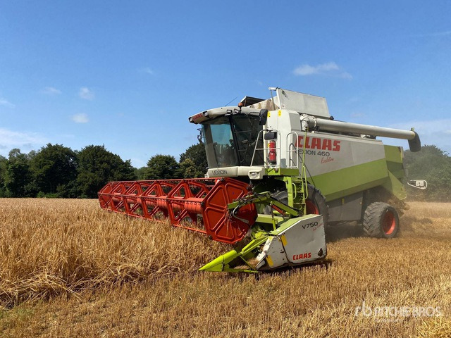 2003 Claas Lexion 460 Evolution Caterpillar C9 engine, with hea ... Combine Harvester - Schlegelmäher/ Mulcher: das Bild 1 2003 Claas Lexion 460 Evolution Caterpillar C9 engine, with hea ... Combine Harvester - Schlegelmäher/ Mulcher: das Bild 1