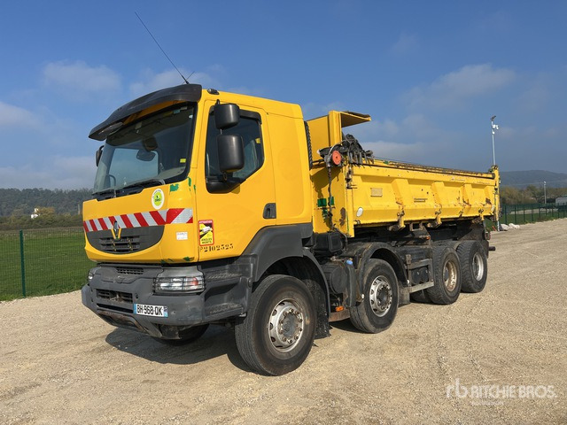 2008 Renault Kerax 450.32 8x4 Crew Cab Camion Benne 8x4 Tri/A Dump Truck - Kipper: das Bild 1 2008 Renault Kerax 450.32 8x4 Crew Cab Camion Benne 8x4 Tri/A Dump Truck - Kipper: das Bild 1