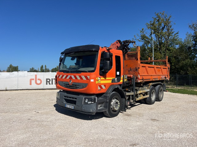 2012 Renault Premium Lander 430 DXI 2011 Palfinger PK16001K 5460 kg ... Dump Truck with Crane - Kipper: das Bild 1 2012 Renault Premium Lander 430 DXI 2011 Palfinger PK16001K 5460 kg ... Dump Truck with Crane - Kipper: das Bild 1