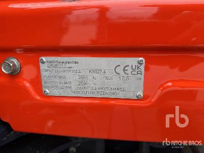 KUBOTA KX027-4 Mini Pelle - Minibagger: das Bild 5 KUBOTA KX027-4 Mini Pelle - Minibagger: das Bild 5