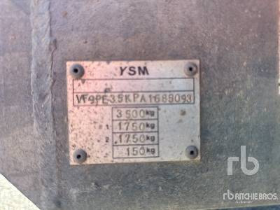 YSM PE351KP 3500 kg Remorque Porte-Engin - Tieflader Auflieger: das Bild 5 YSM PE351KP 3500 kg Remorque Porte-Engin - Tieflader Auflieger: das Bild 5