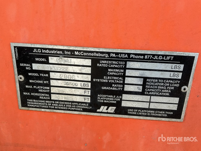 2008 JLG 800AJ 4WD Diesel Articulating Boom Lift - Gelenkarmbühne: das Bild 3 2008 JLG 800AJ 4WD Diesel Articulating Boom Lift - Gelenkarmbühne: das Bild 3