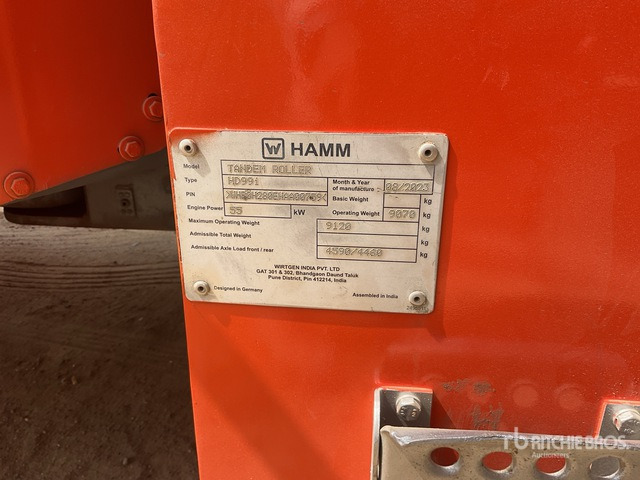 2023 Hamm HD99i - Straßenwalze: das Bild 3 2023 Hamm HD99i - Straßenwalze: das Bild 3
