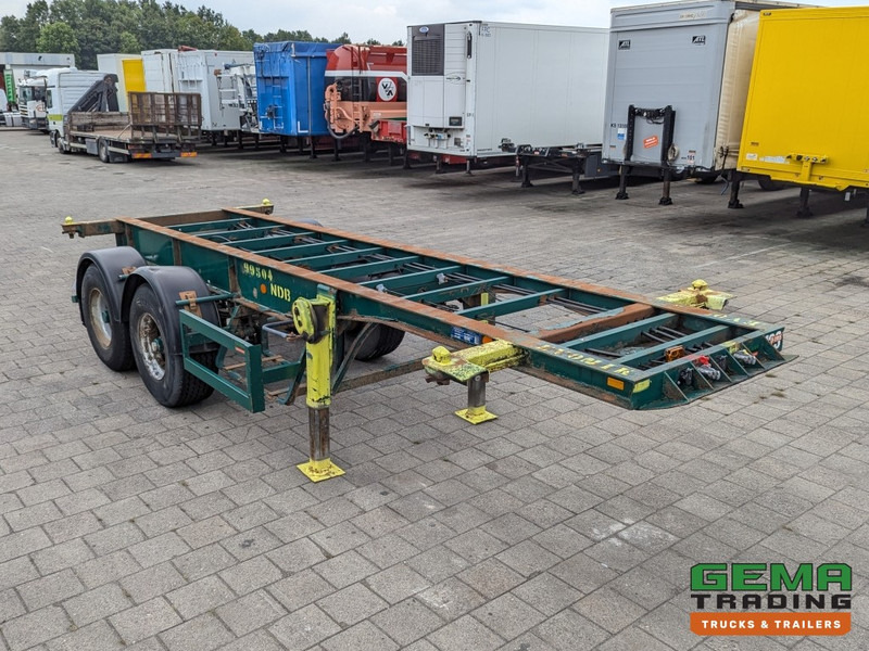 Flandria OP CC 2A 2-Assen ROR DrumBrakes - Steel Suspension - 3110KG - 20FT (O1915) - Container/ Wechselfahrgestell Auflieger: das Bild 3 Flandria OP CC 2A 2-Assen ROR DrumBrakes - Steel Suspension - 3110KG - 20FT (O1915) - Container/ Wechselfahrgestell Auflieger: das Bild 3