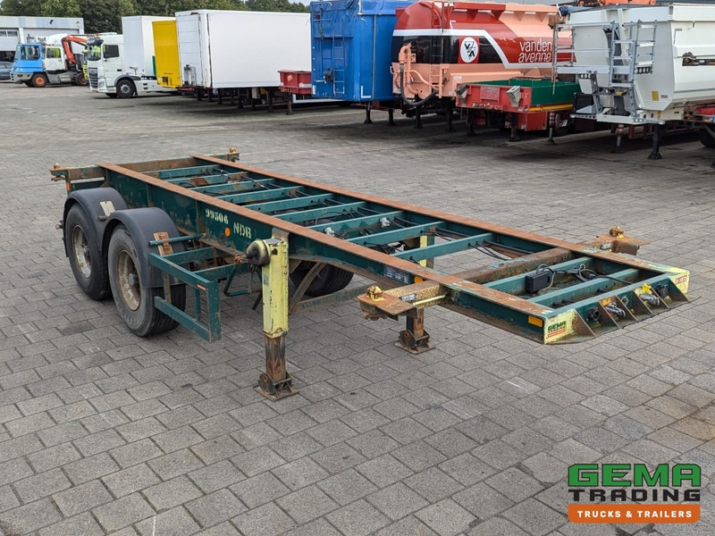 Flandria OP CC 2A 2-Assen ROR DrumBrakes - Steel Suspension - 3350KG - 20FT (O1873) - Container/ Wechselfahrgestell Auflieger: das Bild 2 Flandria OP CC 2A 2-Assen ROR DrumBrakes - Steel Suspension - 3350KG - 20FT (O1873) - Container/ Wechselfahrgestell Auflieger: das Bild 2